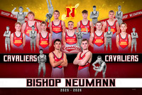 2025 Bishop Neumann Wrestling Poster