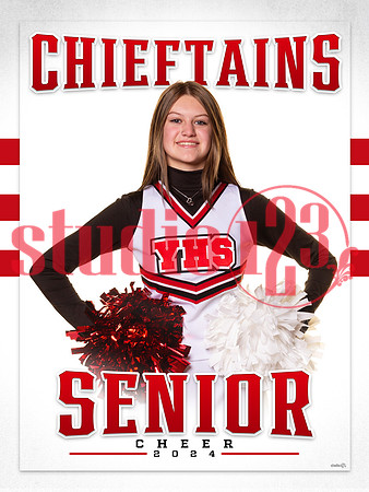 YUTAN CHEER SENIOR BANNER
